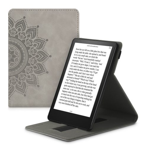 Etui do Amazon Kindle Paperwhite 11, Kwmobile, Szare, Ekoskóra, 56264.17