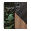 Etui Kwmobile do Honor 50, drewno, brązowo-czarne, 59062.01