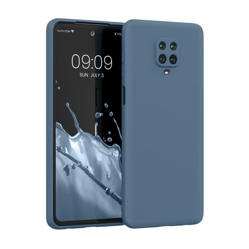 Etui Kwmobile do Xiaomi Redmi Note 9S/Redmi Note 9 Pro/Redmi Note 9 Pro Max, silikon, niebieski, 56562.202