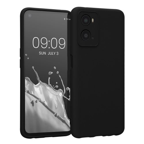 Etui Kwmobile do OPPO A76/A96, silikon, czarny, 59147.01