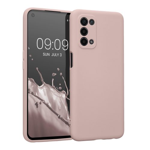 Etui Kwmobile do OPPO A74 5G/A54 5G, silikon, różowy, 57571.225