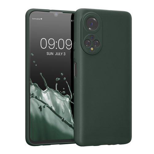 Etui Kwmobile do Honor X7, silikonowe, zielone, 58420.169