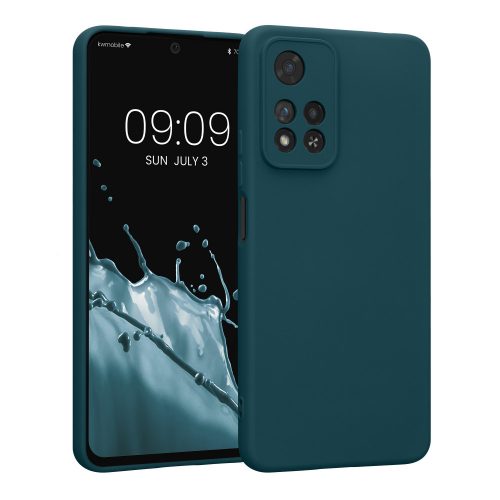 Etui Kwmobile do Xiaomi Redmi Note 11 Pro Plus 5G, silikon, zielony, 58097.57