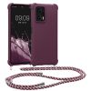 Etui Kwmobile do Xiaomi Poco X4 GT, silikonowe, fioletowe, 59251.187