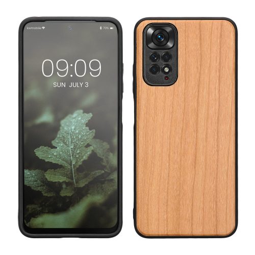 Etui kwmobile do Xiaomi Redmi Note 11/Redmi Note 11S, drewno, brązowy, 57376.24