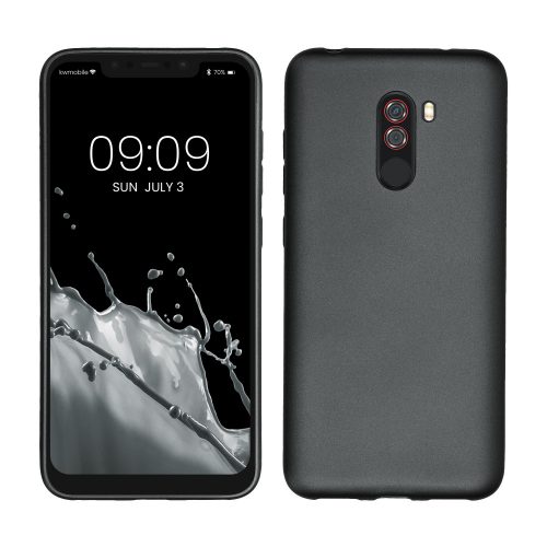 Etui kwmobile do Xiaomi Pocophone F1, silikon, szary, 46368.232