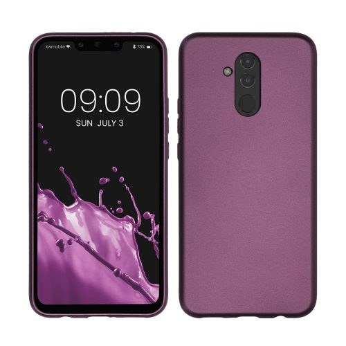 Etui kwmobile do Huawei Mate 20 Pro, silikonowe, fioletowe, 46203.230