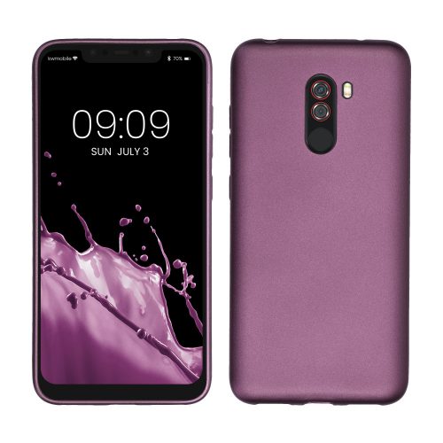 Etui kwmobile do Xiaomi Pocophone F1, silikonowe, fioletowe, 46368.230