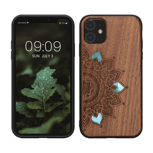 Etui kwmobile do Apple iPhone 11, drewno, wielokolorowe, 49799.16