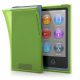 Etui kwmobile do Apple iPod Nano 7, silikonowe, zielone/przezroczyste, 13370.149