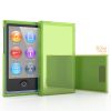 Etui kwmobile do Apple iPod Nano 7, silikonowe, zielone/przezroczyste, 13370.149