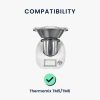 Kwmobile Osłona przeciwpyłowa do Thermomix TM5 / Thermomix TM6, Przezroczysty/Niebieski, TPU, 59984.02