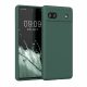 Etui kwmobile do Google Pixel 6a, silikonowe, zielone, 57815.166