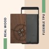 Etui kwmobile do Google Pixel 6a, Wood, Multicolor, 59884.07