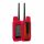 Etui GPS Kwmobile do Garmin Alpha 200, czerwone, silikonowe, 59668.08