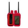 Etui GPS Kwmobile do Garmin Alpha 200, czerwone, silikonowe, 59668.08