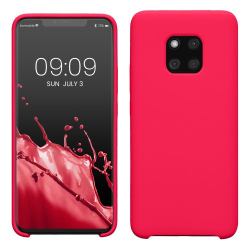 Etui kwmobile do Huawei Mate 20 Pro, silikonowe, różowe, 52287.77