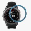 Ramka tarczy kwmobile do Garmin Fenix 7, aluminium, niebieski/szary, 58350.03