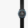 Ramka tarczy kwmobile do Garmin Fenix 7, aluminium, niebieski/szary, 58350.03