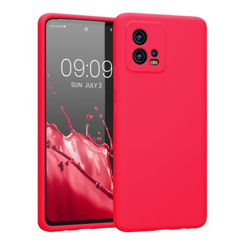 Etui kwmobile do Motoroli Moto G72, silikonowe, różowe, 60341.77