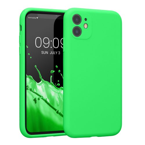 Etui kwmobile do Apple iPhone 11, silikonowe, zielone, 59349.44