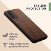 Etui Kwmobile do Motoroli Moto G52/Moto G82, wielokolorowe, drewno/silikon, 58541.03