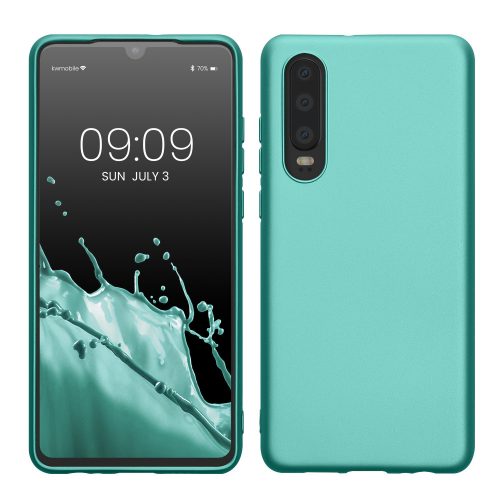 Etui Kwmobile do Huawei P30, zielone, silikonowe, 47411.231