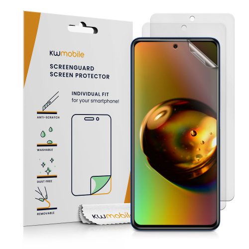 Zestaw 3 folii ochronnych Kwmobile do Xiaomi Poco X3 NFC/Poco X3 Pro, przezroczysty, plastikowy, 57236.2