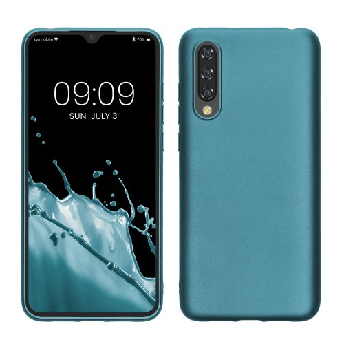 Etui Kwmobile do Xiaomi Mi 9 Lite, niebieskie, silikonowe, 50587.251