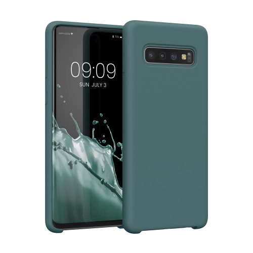 Etui Kwmobile do Samsunga Galaxy S10, zielone, silikonowe, 47732.207