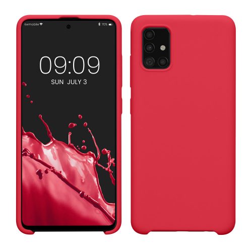 Etui Kwmobile do Samsunga Galaxy A51, Różowe, Silikonowe, 51197.238