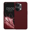 Etui Kwmobile do OnePlus Nord 3 5G, ciemnoczerwony, silikon, 61766.190