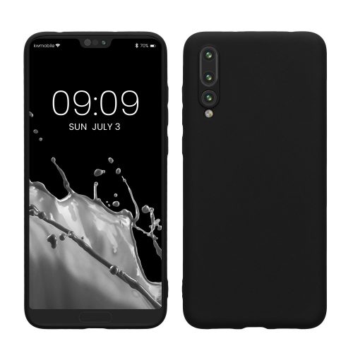 Etui Kwmobile do Huawei P20 Pro, czarne, silikonowe, KWM000008PZ012C