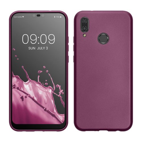 Etui Kwmobile do Huawei P20 Lite, fioletowe, silikonowe, KWM000008RU006C