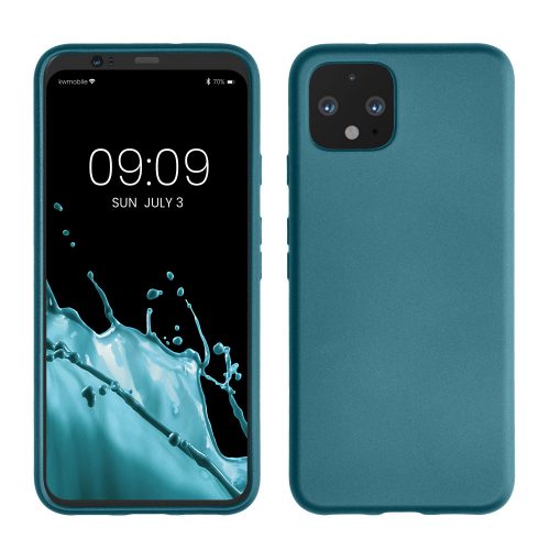 Etui Kwmobile do Google Pixel 4, niebieskie, silikonowe, KWM000011DK003C