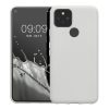 Etui Kwmobile do Google Pixel 5, białe, silikonowe, KWM0000116C019C