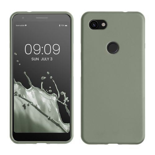 Etui Kwmobile do Google Pixel 3a XL, zielone, silikonowe, KWM0000118J006C