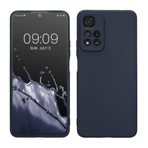 Etui Kwmobile do Xiaomi Redmi Note 11 Pro Plus 5G, granatowy, silikon, KWM000015PY012C