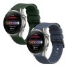 Zestaw 2 pasków Kwmobile do zegarka Huawei 4/Watch 4 Pro/Watch 3, ciemnozielony/niebieski, silikon, KWM000024SW002C