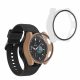 Zestaw 2 etui Kwmobile ze szkłem ochronnym do Samsung Galaxy Watch 6, kremowy/przezroczysty, plastikowy, KWM000024TC002C