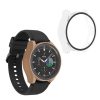 Zestaw 2 etui Kwmobile ze szkłem ochronnym do Samsung Galaxy Watch 6, kremowy/przezroczysty, plastikowy, KWM000024TC002C