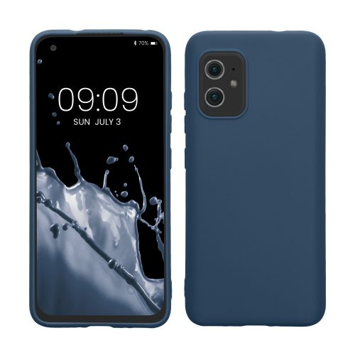 Etui Kwmobile do Asus Zenfone 8, niebieskie, silikonowe, KWM0000138O009C