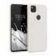 Etui Kwmobile do Google Pixel 4a, białe, silikonowe, KWM000011JE041C