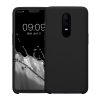 Etui Kwmobile do OnePlus 6, czarne, silikonowe, KWM0000099A030C