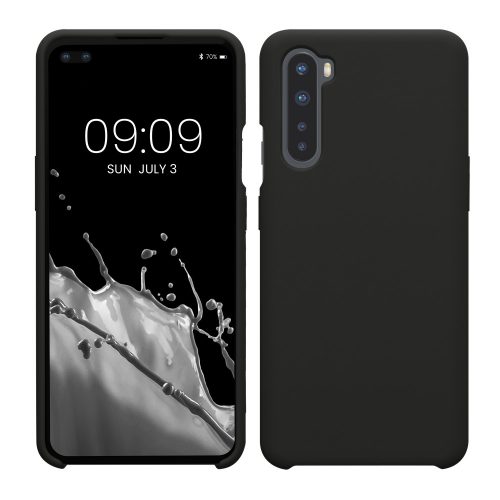 Etui Kwmobile do OnePlus Nord, czarne, silikonowe, KWM0000117M033C