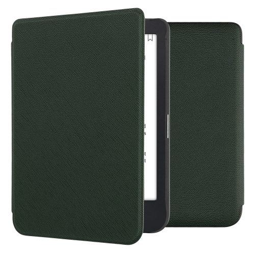 Etui Kwmobile do Kobo Clara 2E, Ciemnozielony, Skóra Ekologiczna, KWM000017NS007C