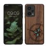 Etui Kwmobile do Xiaomi Redmi Note 12 Pro 5G, Brązowy/Niebieski, Drewno, KWM000018BW005C