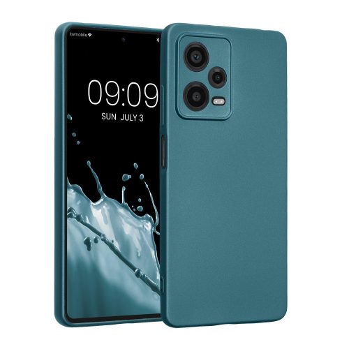 Etui Kwmobile do Xiaomi Redmi Note 12 Pro 5G, niebieskie, silikonowe, KWM000018CO006C