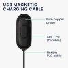 Kabel zasilający USB Kwmobile do Xiaomi Mi Band 4, czarny, plastikowy, KWM000024UC001C