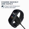 Kabel zasilający USB Kwmobile do Xiaomi Mi Band 4, czarny, plastikowy, KWM000024UC001C